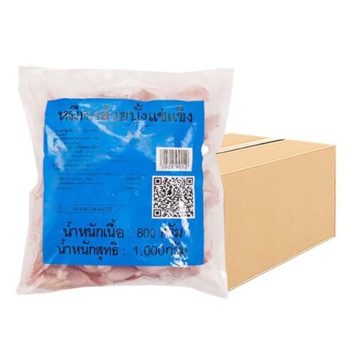 หมึกกล้วยบั้งแช่แข็ง 1 ลัง (1 กก. x 10)