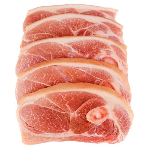 หัวไหล่หมูหั่นแกงหรือสไลซ์ 1 กก.