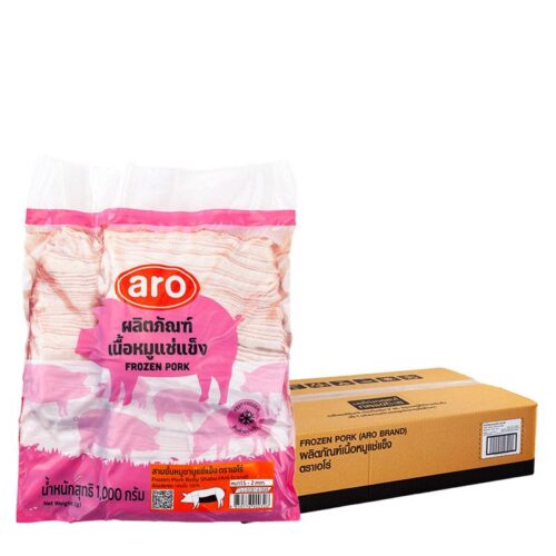 เอโร่ สามชั้นหมูชาบู 1 ลัง (1 กก. X 10)