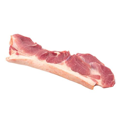 หัวไหล่หมูติดหนังตัดเส้น 1 กก.