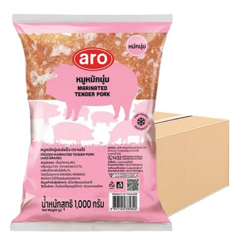 เอโร่ หมูหมักนุ่มแช่แข็ง 1 กก. X 10