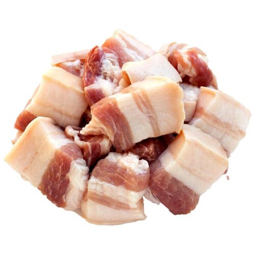 หมูสามชั้นหั่นพะโล้ 1 กก.