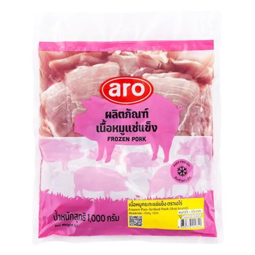 เอโร่ เนื้อหมูกระทะแช่แข็ง 1 กก.
