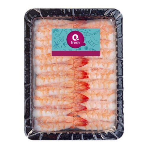 คิวเฟรช กุ้งซูชิแช่แข็ง (20 ชิ้น/แพ็ค) 113 ก.