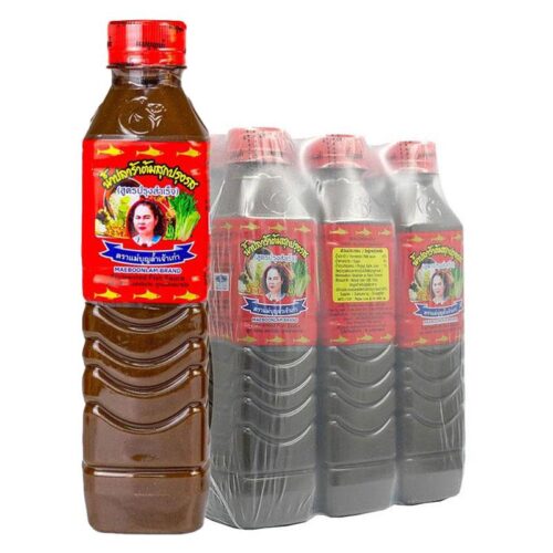 แม่บุญล้ํา น้ําปลาร้าต้มสุกปรุงรส สูตรปรุงสําเร็จ 400 มล. x 6