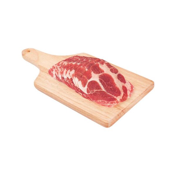 สันคอหมูสดสไลซ์ 1 กก.