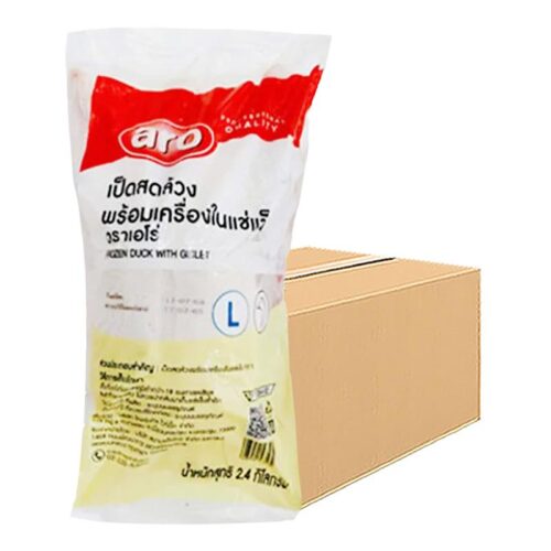 เอโร่ เป็ดพร้อมเครื่องในแช่แข็ง ขนาด L 2.4 กก. (ยกลัง)