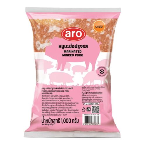 เอโร่ หมูบะช่อปรุงรสแช่แข็ง 1 กก.