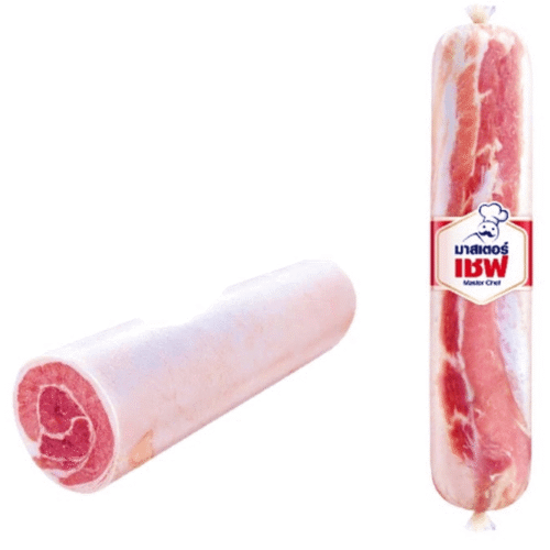 มาสเตอร์ เชฟ สามชั้นหมูม้วนกลมแช่แข็ง 3 กก.