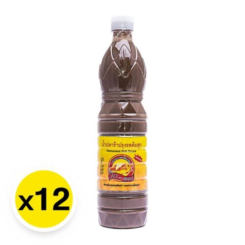 ภาทอง น้ําปลาร้าต้มสุก 750 มล. x 12
