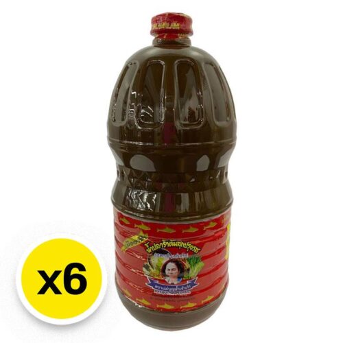 แม่บุญล้ํา น้ําปลาร้าปรุงรส 2 ล. x 6