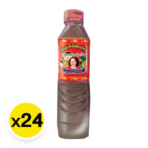 แม่บุญล้ํา น้ําปลาร้าปรุงรส 400 มล. x 24