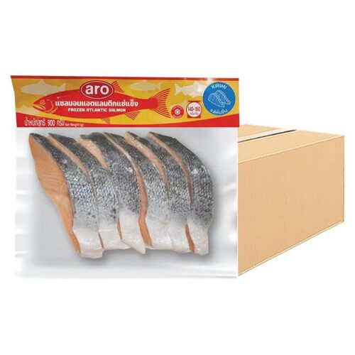 เอโร่ แซลมอนแอตแลนติกสเต็กคิริมิ 900 ก. (140-160 ก./ชิ้น) x 10